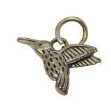 Sterling Silver Hummingbird Charm Pendant Vintage c1970
