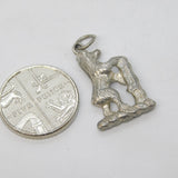 Sterling Silver Warwick Bear Charm Pendant Vintage c1970