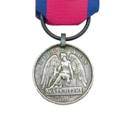 Battle of Waterloo 10th Hussars Military Medal 'Major Archibald Neil' Antique