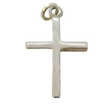 Sterling Silver Cross Charm Pendant Vintage c1970s