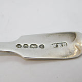 Victorian Sterling Silver Shaped Bowl Tea Caddy Spoon Antique 1851 London