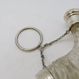 Victorian Sterling Silver Cut Glass Combination Scent Bottle Vinaigrette Antique