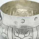 Charles II Restoration Period Sterling Silver Porringer Cup Antique 1661 London