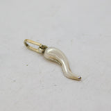 Sterling Silver Horn Of Plenty Charm Pendant Vintage c1970s