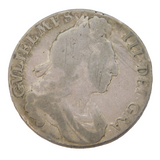 King William III Silver 3rd Bust Crown Coin Antique 1700 Fair Condition
