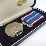 Boxed British National Service Military Medal Vintage 1960