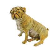 20th Century Franz Bergmann Cold Painted Vienna Bronze Pug Figurine Antique