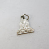 Sterling Silver Monument Charm Pendant Vintage c1970