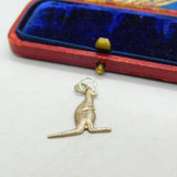 Sterling Silver Australian Kangaroo Charm Pendant Vintage c1970