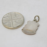 Sterling Silver Enamel Liverpool Charm Pendant Vintage c1970