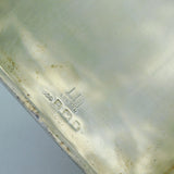 Dunhill London Sterling Silver Engine Turned Cigarette Case Antique 1921