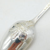 Victorian Boxed Sterling Silver Prince of Wales Picture Back Teaspoons Antique