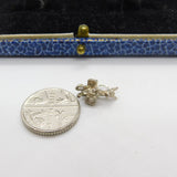 Sterling Silver Donkey with Baskets Charm Pendant Vintage c1970