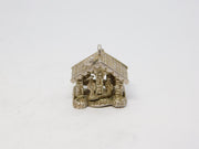 Sterling Silver Fair & Fine Weather Vane Charm Pendant Vintage c1970