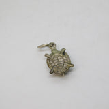 Sterling Silver Turtle Charm Pendant Vintage c1970