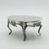 Edwardian Sterling Silver Table Form Jewellery Dish Antique 1909 Birmingham