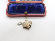 Sterling Silver Opening Holy Bible Nuvo Charm Pendant Vintage c1970