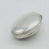 Peter, Ann, William Bateman George III Sterling Silver & Shell Snuff Box Antique