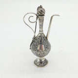 19th Century Russian Silver Niello Enamel Rosewater Sprinkler Antique c1880s