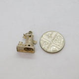 Sterling Silver Windmill With Moving Sails Charm Pendant Vintage c1970s