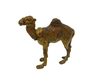 19th Century Cold Painted Vienna Bronze Camel Ornament Antique c1880s
