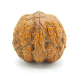19th Century Japanese Carved Walnut Scholar Pattern Ornament Antique c1830s