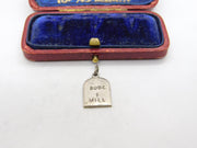 Sterling Silver Bude Milestone Charm Pendant Vintage c1970