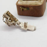 Sterling Silver Wedding in the Church Opening Charm Pendant Vintage c1970