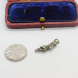 Sterling Silver Dancing Lady Charm Pendant Vintage c1970