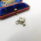 Sterling Silver Teapot Charm Pendant Vintage c1970