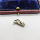 Sterling Silver Golf Clubs Charm Pendant Vintage c1970
