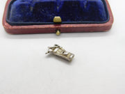 Sterling Silver Golf Clubs Charm Pendant Vintage c1970