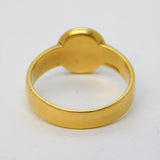 Victorian 18ct Yellow Gold & Bloodstone Signet Ring Antique 1875 London