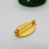 Sterling Silver Gilt Classical Form Brooch Pin Antique 1921 London Art Deco