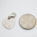 Sterling Silver Thomas Sabo Love Heart Charm Pendant Vintage c1970