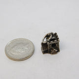 Sterling Silver Royal Church Charm Pendant Vintage c1970
