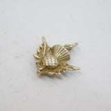 Sterling Silver Thistle Form Charm Pendant Vintage c1970s