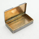 19th Century Russian Silver Niello Enamel Peter the Great Snuff Box Antique 1850