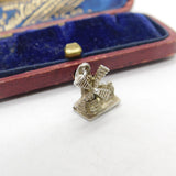 Sterling Silver Dutch Windmill Charm Pendant Vintage c1970