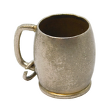 Sterling Silver Beer Tankard Large Charm Pendant Vintage c1970