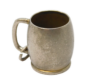 Sterling Silver Beer Tankard Large Charm Pendant Vintage c1970
