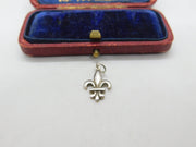 Sterling Silver Prince of Wales Plumes Charm Pendant Vintage c1970