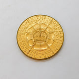 Rolled Gold King Edward VIII Coronation Medal Antique 1937