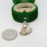 Sterling Silver Police Helmet Charm Pendant Vintage c1970