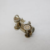 Sterling Silver Motor Car Charm Pendant Vintage c1970