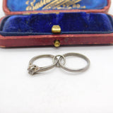 Sterling Silver Wedding & Engagement Ring Charm Pendant Vintage c1970