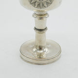 William IV Sterling Silver IHS Travelling Communion Chalice Antique 1835 London