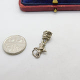 Sterling Silver The Little Trumpeter Charm Pendant Vintage c1970