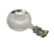 Sterling Silver Arts & Crafts Style Acanthus Pattern Caddy Spoon Vintage London