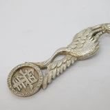Chinese 19th Century Sterling Silver Teaspoon Antique c1890 Tuck Chang